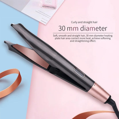 2-in-1 Hair Straightener Curler