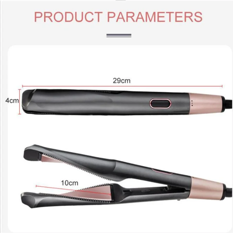 2-in-1 Hair Straightener Curler